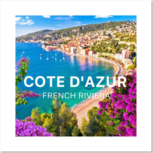 Cote D'Azur French riviera Wall Art by downundershooter